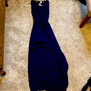 Navy maxi dress